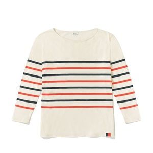 Kule Malibu tee - Cream/ Poppy/ Navy XS